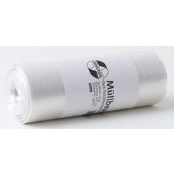 DEISS Universal Leichte Belastung Müllsäcke 30 L  Transparent HDPE (Hochdichtes Polyethylen) 5 Mikron 50 Stück Produktbild