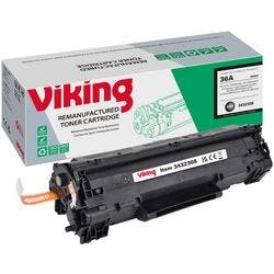 Viking 36A Kompatibel HP Tonerkartusche CB436A Schwarz Produktbild