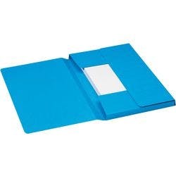 Djois Secolor Ordner 3 Laschen Kanzleipapier Blau Karton 25 x 36 cm Produktbild
