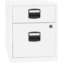 Bisley Home Mobiler Beistellschrank PFA Home Verkehrsweiß 413 x 400 x 528 mm Produktbild