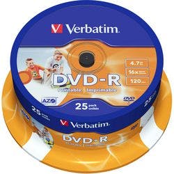 DVD-R Verbatim Spindle 25 Stück Produktbild