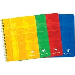 Clairefontaine Notizbuch DIN A5+ Kariert Spiralbindung Pappe Blau Nicht perforiert 180 Seiten Produktbild