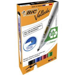 BIC Whiteboard-Marker 1701 Rundspitze 1,4 mm Farbig sortiert 4 Stück Produktbild