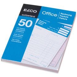 Elco Rechnungsbuch DIN A6 100 Blatt Produktbild