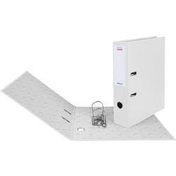 Biella Ordner DIN A4 70 mm Weiß 2 Ringe 10341701U Pappkarton, PP (Polypropylen) Hochformat Produktbild