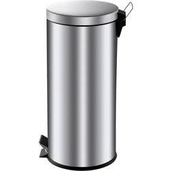 Vepa Bins Metall Treteimer 33 x 66 cm Silber Produktbild