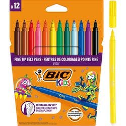 BIC Filzstift Visa 2 mm Farbig sortiert 12 Stück Produktbild