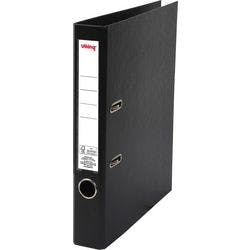 Viking Ordner DIN A4 50 mm Schwarz 2 Ringe Pappkarton, PP (Polypropylen) Matt Hochformat Produktbild