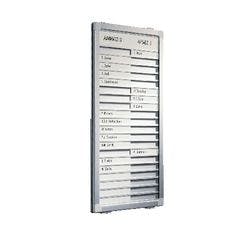 Legamaster PROFESSIONAL Anwesenheitstafel 26 (B) x 31 (H) cm Aluminium, Kunststoff Silber Produktbild