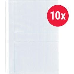 KANGARO Fototasche DIN A4 Genarbt Transparent 120 Mikron PP (Polypropylen) 23 Löcher K-18002 10 Stück Produktbild