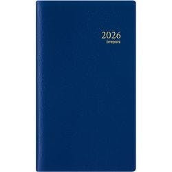 Brepols Interplan Terminplaner 2026 DIN A6 1 Woche / 2 Seiten Deutsch, Englisch, Französisch, Italienisch, Niederländisch, Spanisch Blau Produktbild