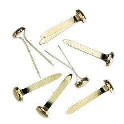 ALCO Musterbeutelklammern Rund Gold 1,7 cm 100 Stück Produktbild
