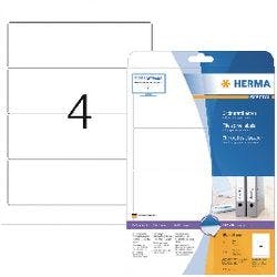 HERMA 5095 Ordneretiketten A4 61 x 192 mm Weiß 100 Stück Produktbild