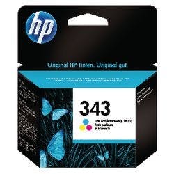 HP N 343 Original Tintenpatrone C8766EE Cyan, Magenta, Gelb Produktbild