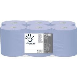 Papernet Standard 100% Recycelt Falthandtücher Gerollt Blau 2-lagig 412056 6 Rollen à 135 m Produktbild