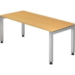 Hammerbacher J Serie Höhenverstellbar Schreibtisch Rechteckig Buche 4 Füße 1.800 (B) x 680 (H) mm Holz Produktbild