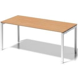 Bisley Cito Höhenverstellbar Schreibtisch Buche 4 Metallfüße 1.800 (B) x 800 (T) x 740 (H) mm MFC (Melaminbeschichtete Spanplatte), Stahl Produktbild