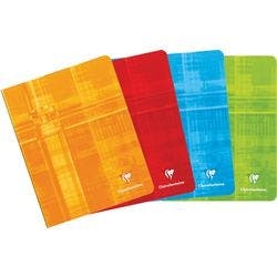 Clairefontaine A5+ Farbig sortiert Laminiert Pappe Cover Notizbuch Kariert 60 Blatt Produktbild