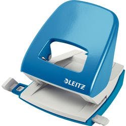Leitz NeXXt 2 Löcher Locher Metall 30 Blatt 5008 Hellblau Produktbild