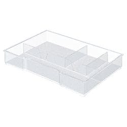 Leitz Schubladeneinsatz WOW Kunststoff Transparent 24,5 x 16,5 x 3,3 cm Produktbild