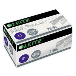 Leitz Electric E1 Heftklammern E1 55680000 Verzinkter Stahl Silber 2500 Heftklammern Produktbild