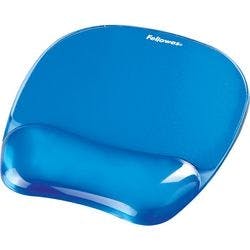 Fellowes Crystals Gel PU (Polyurethan) Mauspad Blau Produktbild