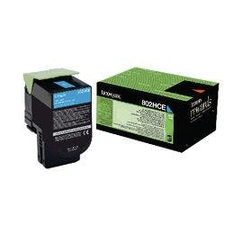 Lexmark Original Tonerkartusche 80C2HCE Cyan Produktbild
