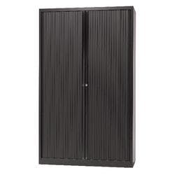 Bisley Rollcontainer-Schrank Kunststoff, Stahl 4 Fachböden abschließbar 1.200 x 430 x 1.980 mm Schwarz Produktbild