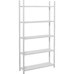 ARNO SPACE Arno Regale 5 Fachböden Verzinkt 1.000 x 600 x 2.000 mm Grau Produktbild
