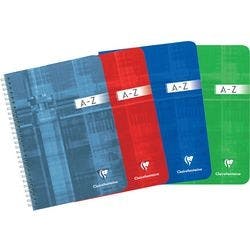 Clairefontaine Notizbuch DIN A5 Kariert Spiralbindung Pappe Blau Nicht perforiert 180 Seiten Produktbild