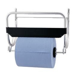 Reinigungsrollenhalter 7000378 Stahl Silber Wandmontage Schwarz 45,5 x 30 x 23 cm Produktbild