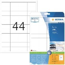 HERMA Universaletiketten 5051 Weiß DIN A4 48,3 x 25,4 mm 25 Blatt à 44 Etiketten Produktbild