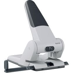 Leitz 2 Löcher Extrastarker Registraturlocher 5180 Metall Powersave 65 Blatt Weiß Produktbild