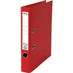 Viking Ordner DIN A4 50 mm Rot 2 Ringe Pappkarton, PP (Polypropylen) Matt Hochformat Produktbild