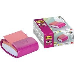 Post-it Z Note Haftnotizspender PRO Fushi Colour mit Super Sticky Z-Notes Pink 90 Blatt Produktbild