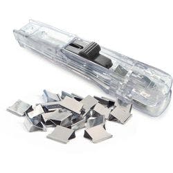 Rapesco Supaclip Clip-Spender Kunststoff, Metall Silber 21 mm Produktbild