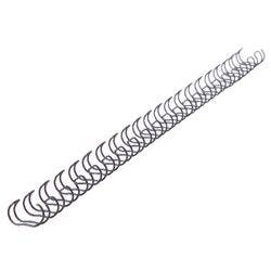 GBC Metall Drahtbinderücken Schwarz 12 mm 105 Blatt DIN A4 100 Stück Produktbild
