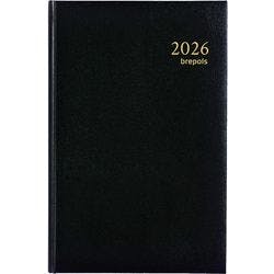 Brepols Terminplaner 2026 Spezial 1 Woche / 2 Seiten Niederländisch, Französisch, Deutsch, Englisch Schwarz Produktbild