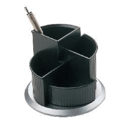 helit Stiftehalter Polystyrol Silber 15 x 11,2 cm Produktbild