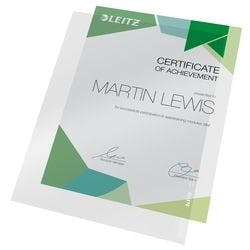 Leitz Sichthüllen DIN A4 Transparent PVC (Polyvinylchlorid) 150 Mikron 100 Stück Produktbild