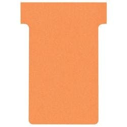 Nobo T-Steckkarten 2 Orange 6 x 8,5 cm 100 Stück Produktbild