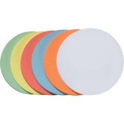 Franken Kreis Moderationskarten 14 x 14 cm Papier Farbig sortiert 500 Stück Produktbild