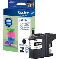 Brother LC221BK Original Tintenpatrone Schwarz Produktbild