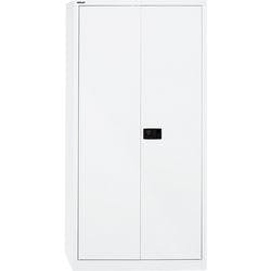 Bisley Universal Flügeltürenschrank Stahl 3 Fachböden abschließbar 914 x 400 x 1.950 mm Verkehrsweiß Produktbild