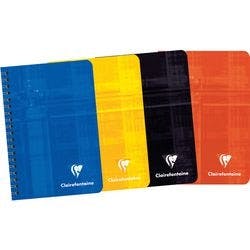Clairefontaine Notizbuch A7+ Kariert Spiralbindung Pappe Schwarz Nicht perforiert 100 Seiten Produktbild