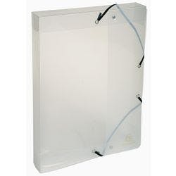 Exacompta Dokumentenbox Kristall/5972E, transparent, 700my, für A4, 40mm Produktbild