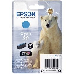 Epson 26 Original Tintenpatrone C13T26124012 Cyan Produktbild