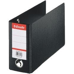 Esselte Ordner DIN A5 80 mm Schwarz 2 Ringe 47097 PP (Polypropylen) Querformat Produktbild