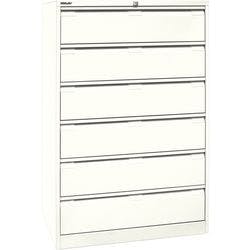 Bisley Karteischrank dreibahnig Reinweiß 800 x 622 x 1.321 mm Produktbild