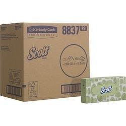 Scott Kosmetiktücher 8837 2-lagig 21 Stück à 100 Blatt Produktbild